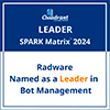 Chef de file de la matrice SPARK Matrix™ en 2024 dans le bot management